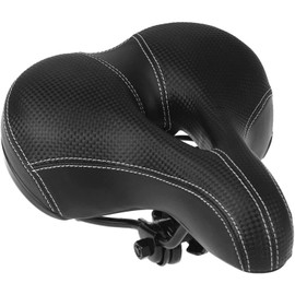 Comfortable Soft Saddle Bicycle Wide Bike Cushion Seat with Waterproof Cover