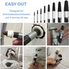 KEWAYO Professional Screw Extractor Set [8 Pieces Made of HSS