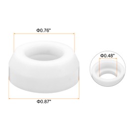 HARFINGTON 5pcs 18CG-20 TIG Gas Lens Insulator Cup Gaskets High-Temperature Resistant PTFE TIG Welding Accessories Insulation Gasket for WP-17 18 26 Welding Torch