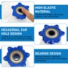 Transparent Drill Dust Cover Set, Six Sided Ear Hole Design,