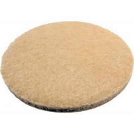 Shepherd Hardware 9928 3-Inch Heavy Duty Self-Adhesive Felt Furniture Pads, 4-Pack, Beige