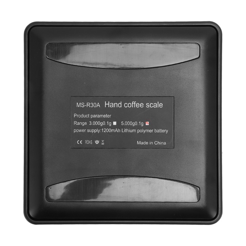 Digital Coffee Scale with Timer USB Rechargeable 0.1g High Accuracy