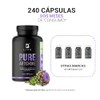 Alcachofa pura de 240 Cápsulas 500 mg. Ingredientes naturales. Pure