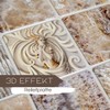 3D PVC Wall Panels, Ceiling Panels, Mosaic Look, 1 Panel