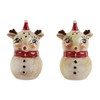 Christmas Holiday Salt and Pepper Shaker Set - Nostalgic Reindeer