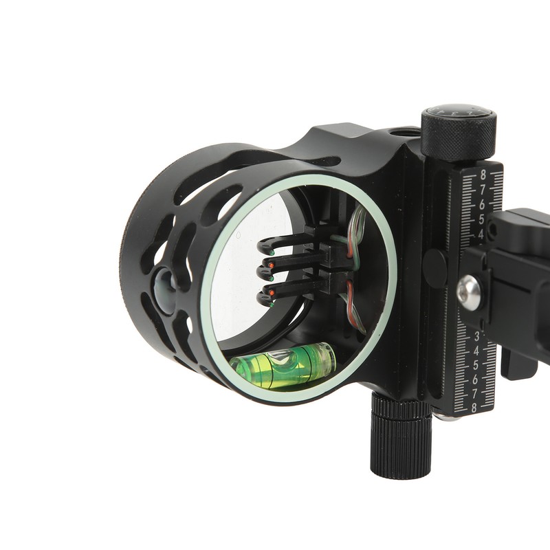 5 Pin Bow Sight Aluminium Alloy with Short Rod Archery