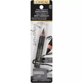 L'OREAL PARIS 로레알 파리 볼륨 스모딩 라이너 블랙 0.056온스 1카운트 L'Oreal Paris Volume Smoldering Liner Black 0.056oz 1 Count [1 Count (Pack of 1)]
