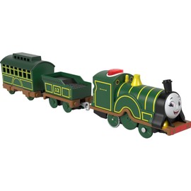 Thomas & Friends Motorized Toy Train Talking Emily Battery-Powered Engine with Phrases & Sounds for Kids Ages 3+ Years