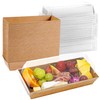 50 Pack 7.5x3.3 Inches Small Charcuterie Boxes with Clear Lids