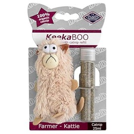 D&D KeekaBOO Farmer-Kattie Cat-Toy, 10 cm with Catnip