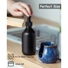 Zoeeker Ceramic Sponge Holder, Kitchen Sink Scrub Caddy Organizer Dish