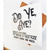 Did Ye, Aye? Scottish gift idea, Scotland Marble-Stone Coaster, Scottish,