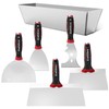 6 Pcs Putty Knife Set Drywall Tool Kit Taping Knife