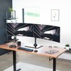 VIVO Freestanding Dual Ultrawide Monitor Stand with Sleek Glass Base