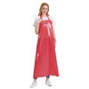 Nanxson Apron TPU Waterproof Neck shoulder Adjustable Thin Hook Transparent