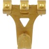 Hillman Hanging-Hardware 122196 Brass Professional Picture Hangers (75lb) 2 Pack,