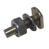 Gordon Glass® Shower Door T-Bolt, Hex-Nut and Washer for Pivot