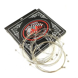 20-Pack Economy Single Acoustic Guitar Strings Bulk .010 High E (Extra Light) 10 Gauge, Individual Packed