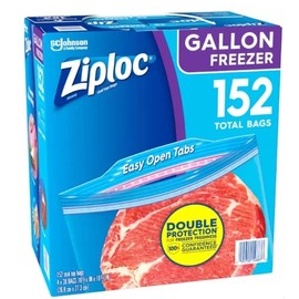 Ziploc Double Zipper Freezer Gallon - 4/38 Count