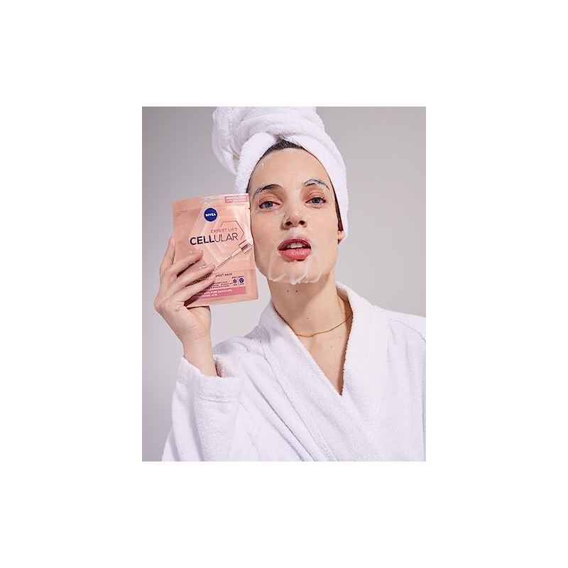 Mascarilla de contorno facial con relleno de hialurón celular