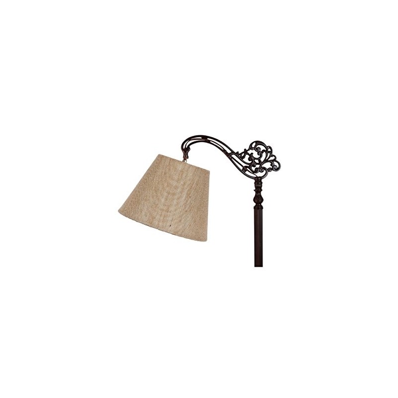 Upgradelights Beige Burlap 8 Inch Uno Lampshade (5x8x6.5)