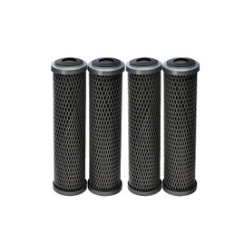 CFS – 4 Pack Carbon Wrap Sediment Water Filter Cartridges Compatible with AO Smith 2.5"x10", AO-WH-PRE-RCP2 Models – Remove Bad Taste & Odor – Whole House Replacement Filter Cartridge – 5 Micron