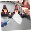 NUOBESTY White Blank Flags, 24pcs Hand Waving Flags Small DIY