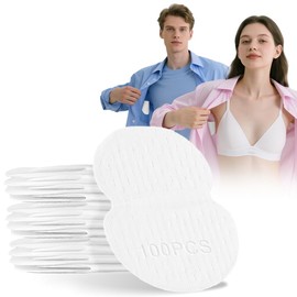 Armpit Sweat Pads for Women and men, Underarm Sweat Pads can Easily Absorb Sweat and Neutralize Odors, Individually Packaged Sweat Pads for Under Arms Stay Confident, 100 Count (Pack of 1)