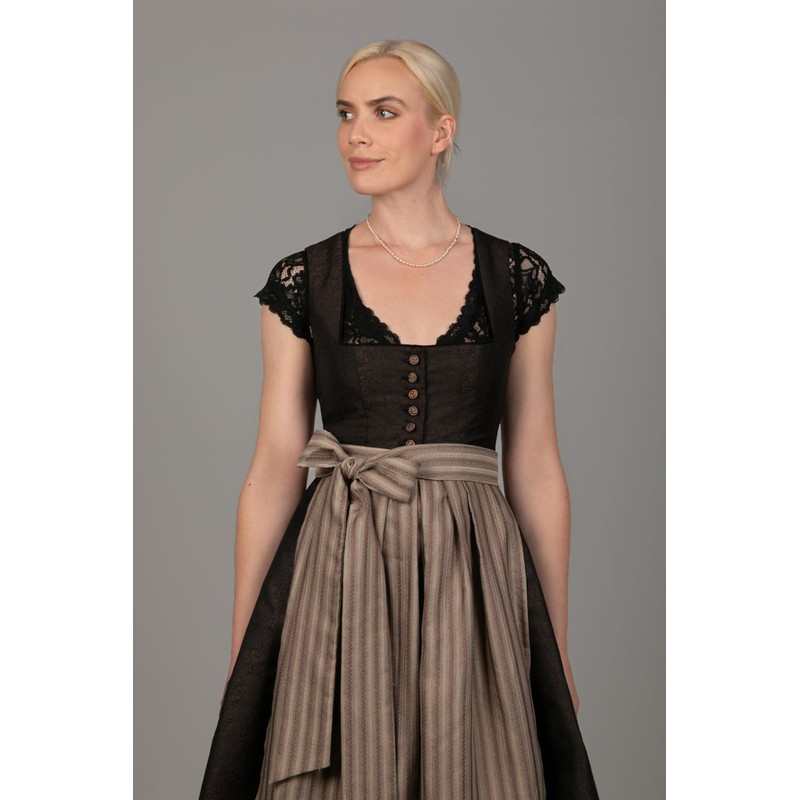 Edelnice Trachtenmode Various Dirndl Aprons, Elegant, Simple, Blue or Beige