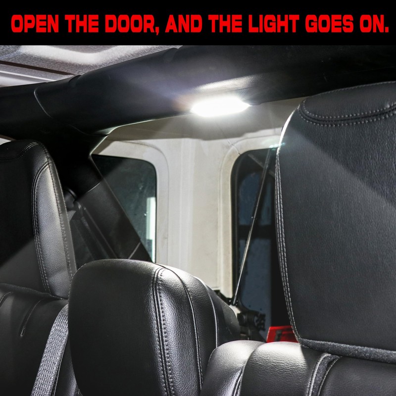 BESTAOO - Luces LED para interior para Jeep Wrangler JL