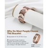 Feraco Copper Bracelet for Men 3X Strength,Magnetic Therapy Bracelet Copper