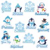 72PCS Winter Snowflake Bulletin Board for Classroom Decoration Winter Snowman