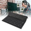 Folding Bluetooth Keyboard Portable Foldable Wireless Keyboard with Stand for