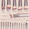 BS-MALL Makeup Brush Set 18 Pcs Premium Synthetic Foundation Powder