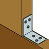 DAIDOHANT (DAIDOHANT) (Reinforcement Hardware) Black Wide Metal Bracket L-shaped [Iron]