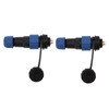 2Pcs SD16 IP68 Waterproof Aviation Connector SD16 Female Plug Male