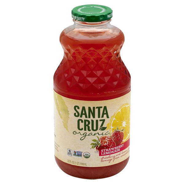 Santa Cruz Organic Strawberry Lemonade, 32 Fl Oz
