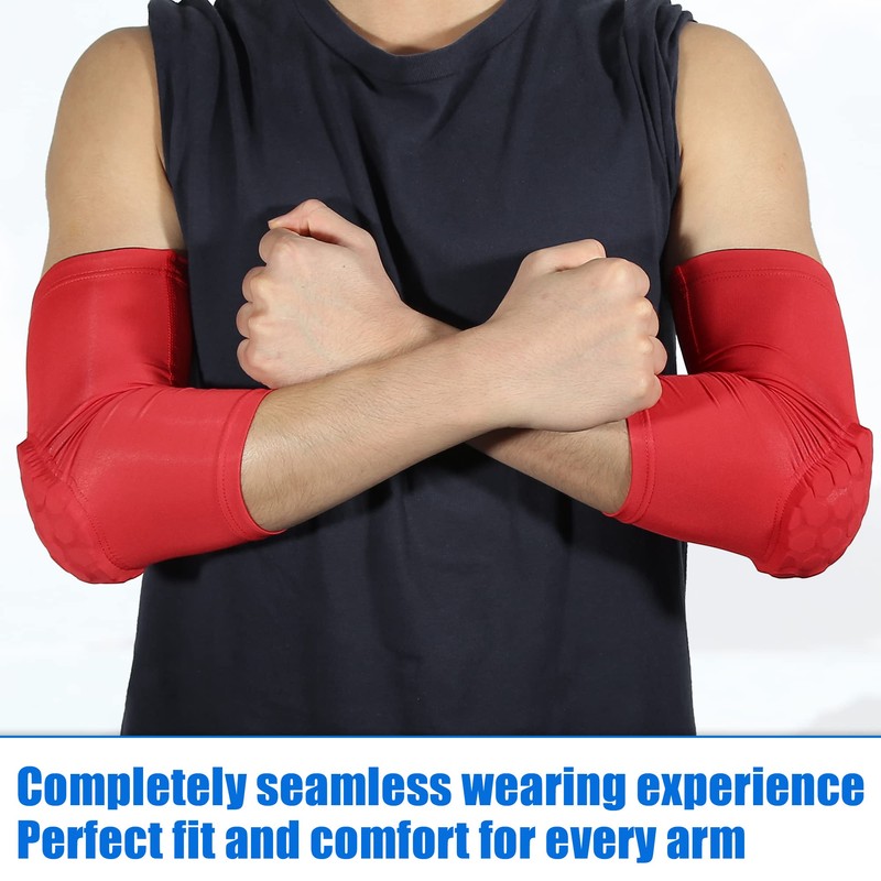 VOCOSTE 2pcs Elbow Brace, Compression Support Sleeve for Joint, Elbow