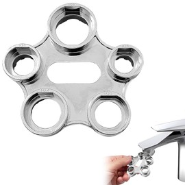 Snowtain Aerator service key, aerator mounting key, tap strainer aerator key tool, universal key caché aerator for M16 / M18 / M20 / M22 / M24 / M28.