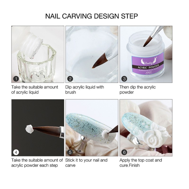 Acrylic Nail Kit Acrylic Powder and Liquid Set with Brush