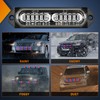 Nilight 8PCS Led Strobe Lights 12LED Red Blue Emergency Light
