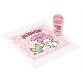Skater OA5AG-A Sanrio My Melody Hot Towel Set, Antibacterial with Case, Made in Japan, 12.6 x 12.0 inches (32 x 30.5 cm)