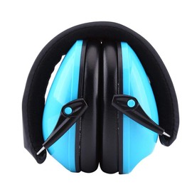 Noise Reduction Earmuffs Hearing Sleeping Ear Protector for Kids Student (Blue)