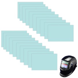 Welding Protection Glass, Pack of 20, Welding Shield, Welding Protection Lens Replacement (110 mm x 90 mm), Transparent Lens Cover, Replacement Lenses for Welding Helmet, Welding Shield