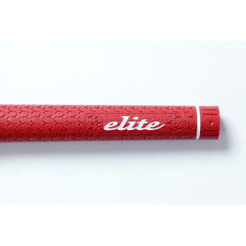 elitegrips Y360°sXT Golf Grips, Set of 7, Classic Red, Backline