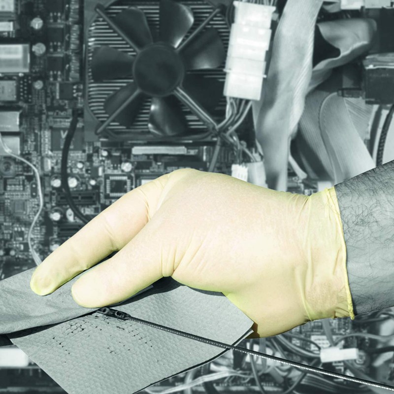 Polyco GL8885 Bodyguards 4 Latex Powder Free Disposable Glove, Size