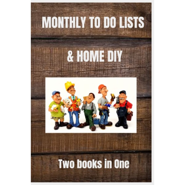 MONTHLY TO DO LISTS & HOME DIY, TWO BOOKS IN