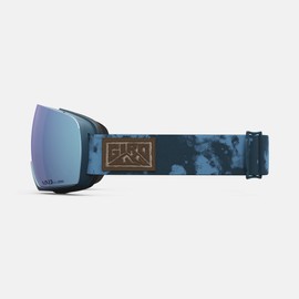 Giro Lusi Ski Goggles - Snowboard Goggles for Women - Ano Harbor Blue Cloud Dust Strap with Vivid Royal/Vivid Infrared Lenses