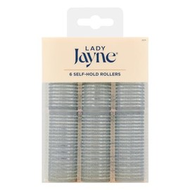 Lady Jayne Self-Holding Hair Rollers, Medium (Pack of 6)