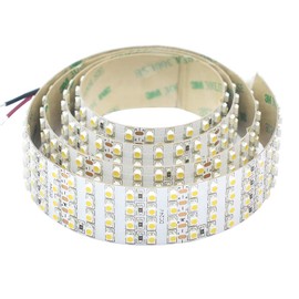 Quad Row Flexible LED Strip Lights, High CRI 95 DC24V 3528SMD 480LEDs/m 2,880Lumens/m- Super Bright LED Tape Lights for Photographic Lighting (Daylight White 6500K 3.28Ft/1M Non-Waterproof)